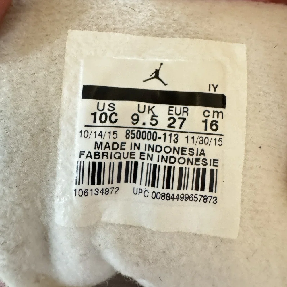 Nike‎ Air Jordan 12 Retro BT French Blue 850000-113 Toddler Size 10C